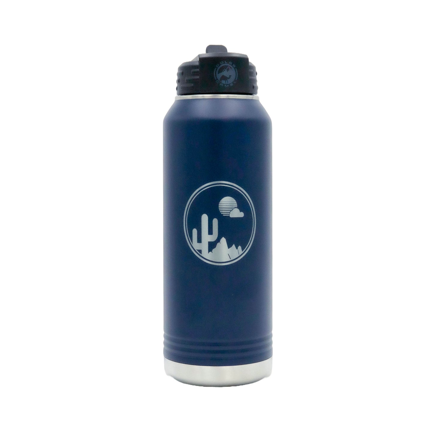 Saguaro Sunset Circle - 32oz Water Bottle