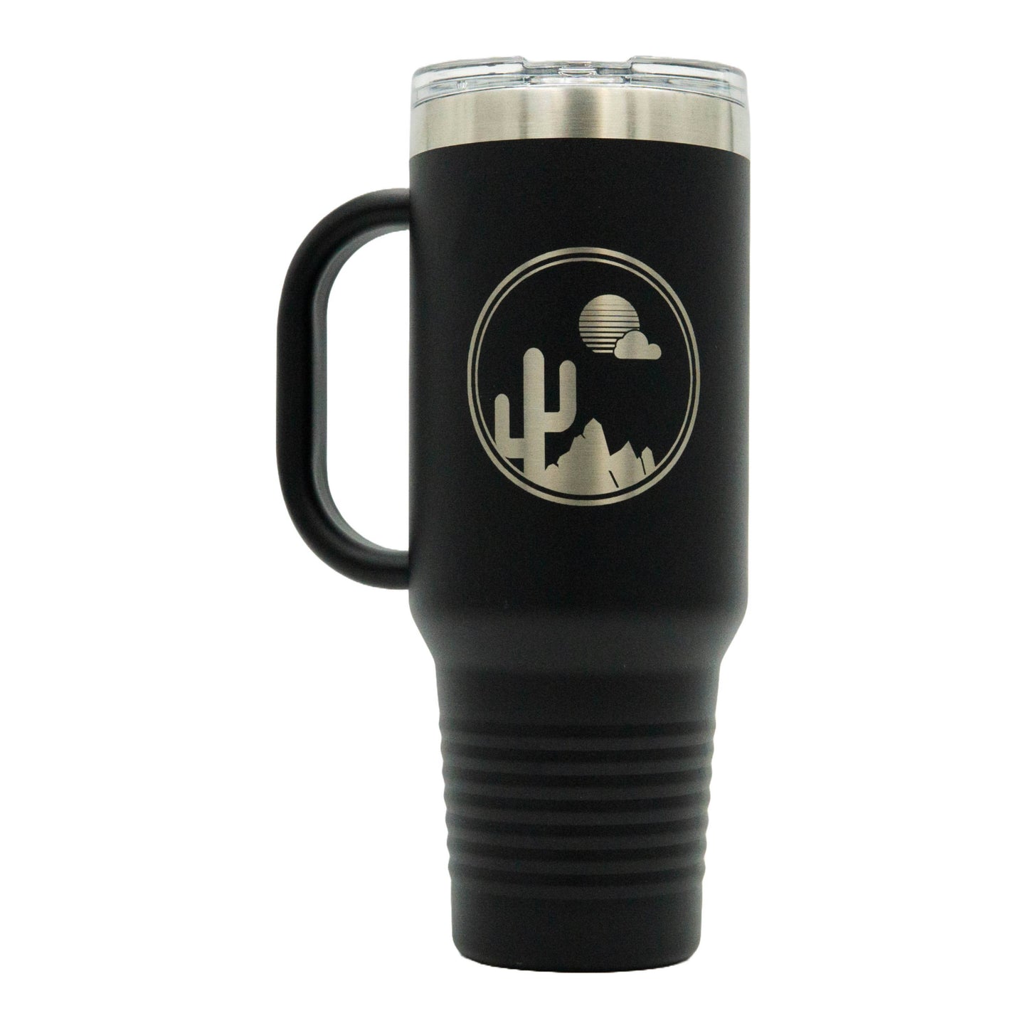 Saguaro Sunset Circle - 40oz Travel Mug