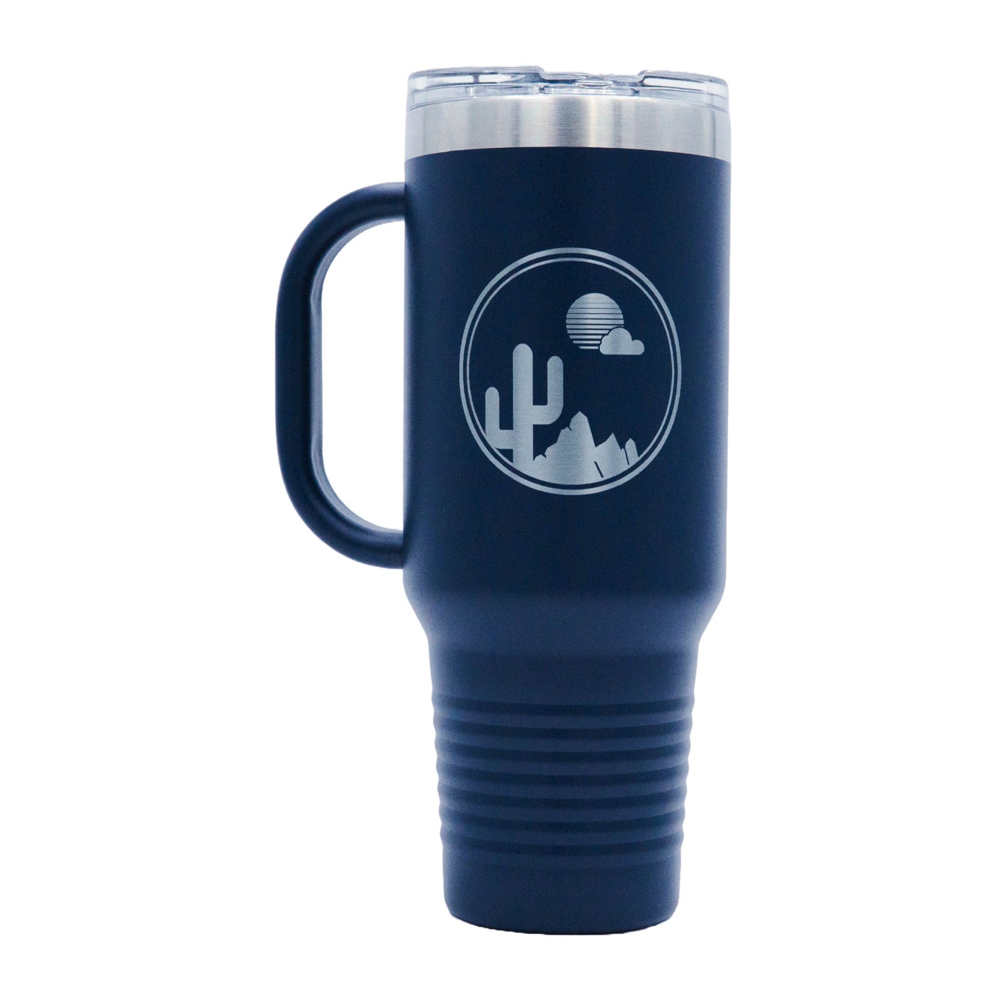 Saguaro Sunset Circle - 40oz Travel Mug