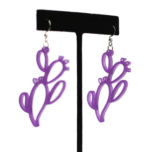 Prickly Pear Cutout Earring