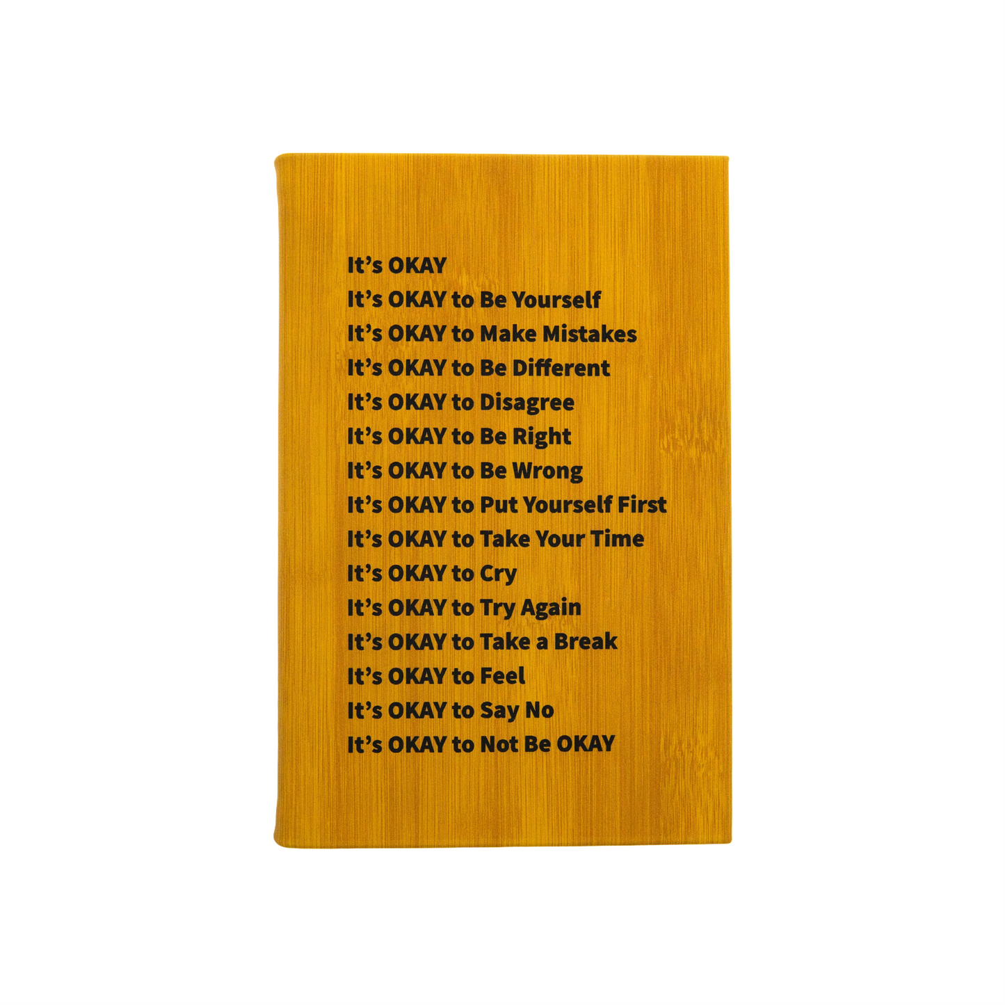 It's Okay - Vegan Leather Sketchbook
