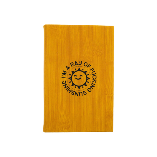 I'm a Ray of Fucking Sunshine- Vegan Leather Journal