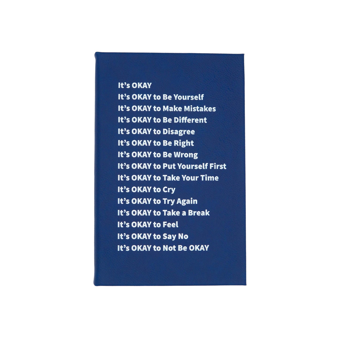 It's Okay - Vegan Leather Sketchbook