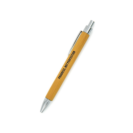 Progress Not Perfection - Vegan Leather Pen