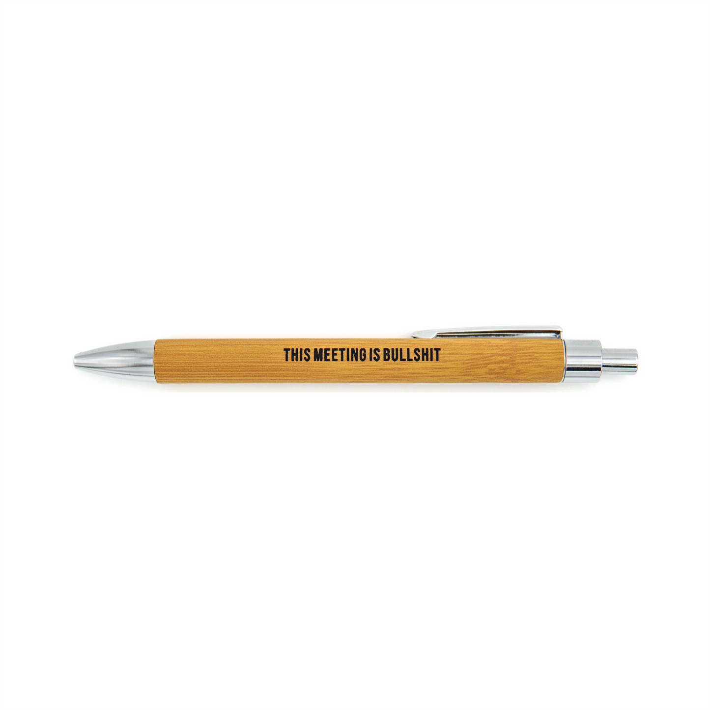 This Meeting is Bullshit - Vegan Leather Pen