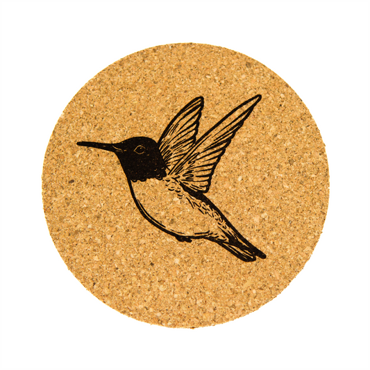 Hummingbird - Cork Coaster