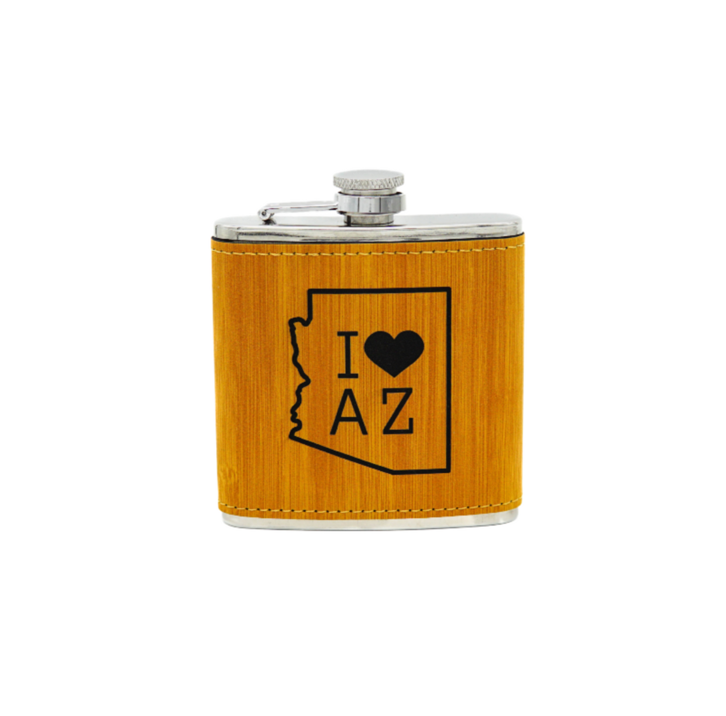 I Love AZ - 6oz Flask