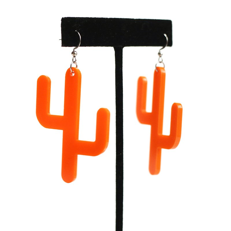 Saguaro Cutout Earring