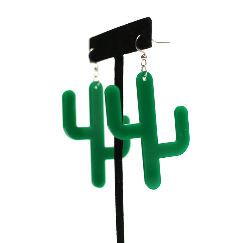 Saguaro Cutout Earring