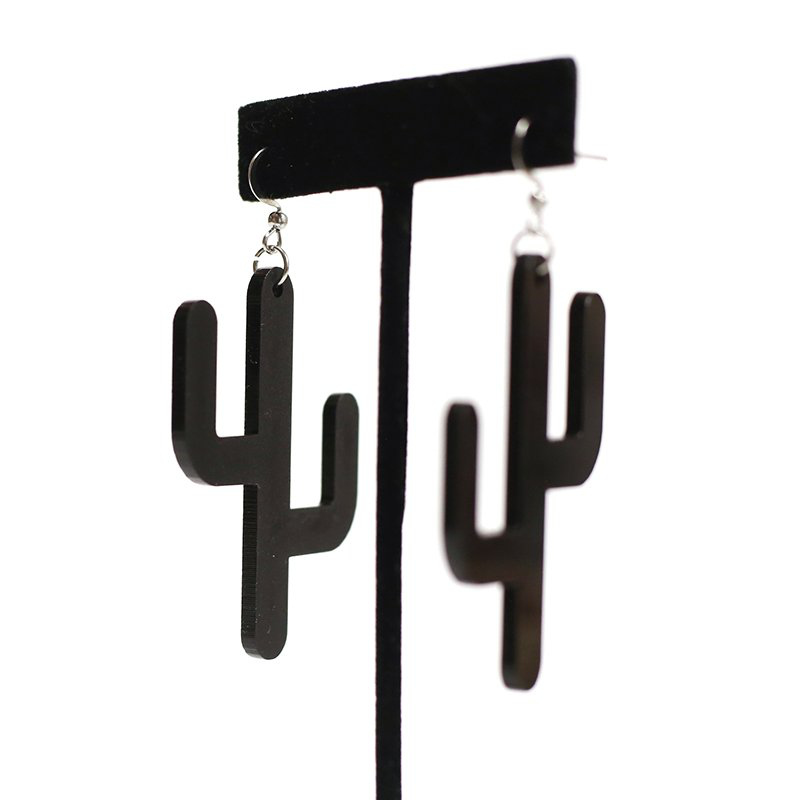 Saguaro Cutout Earring