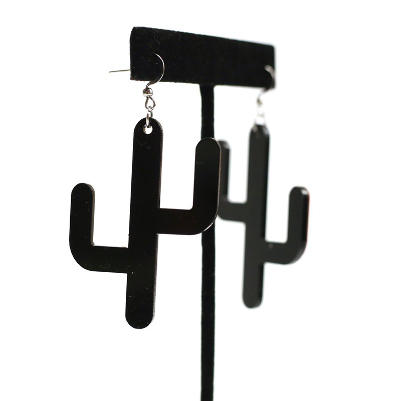 Saguaro Cutout Earring