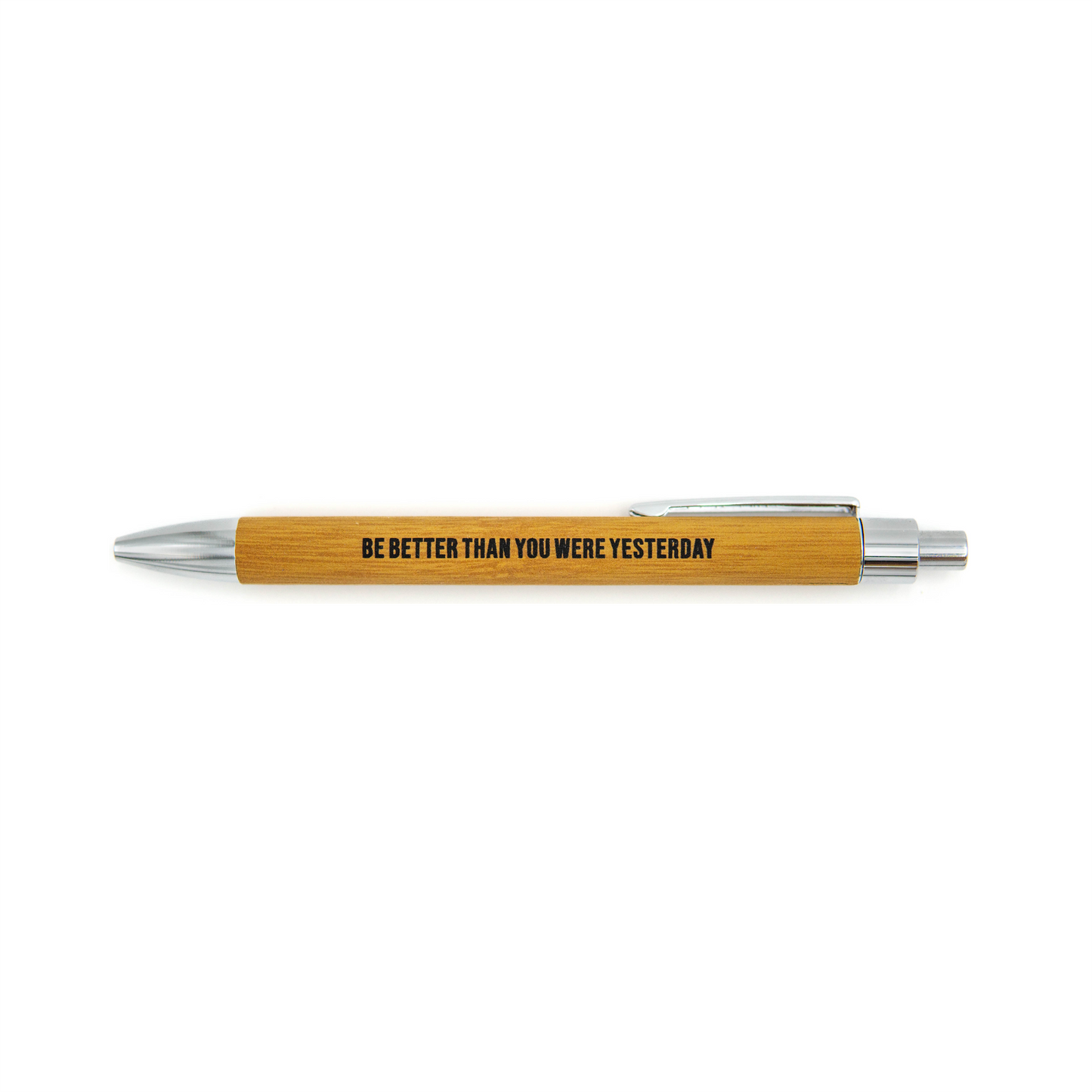 Be Better Than You Were Yesterday - Vegan Leather Pen