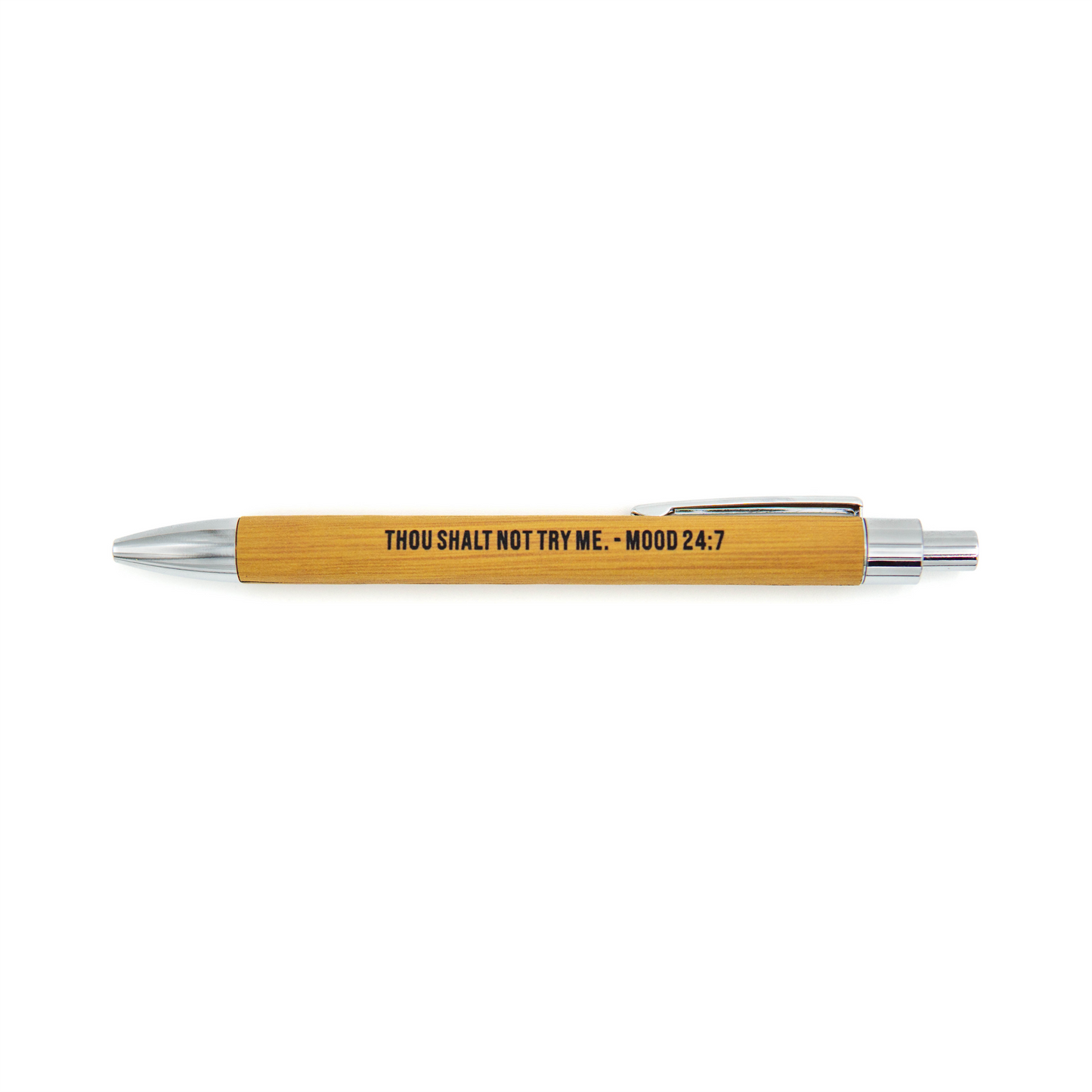 Thou Shalt Not Try Me - Vegan Leather Pen